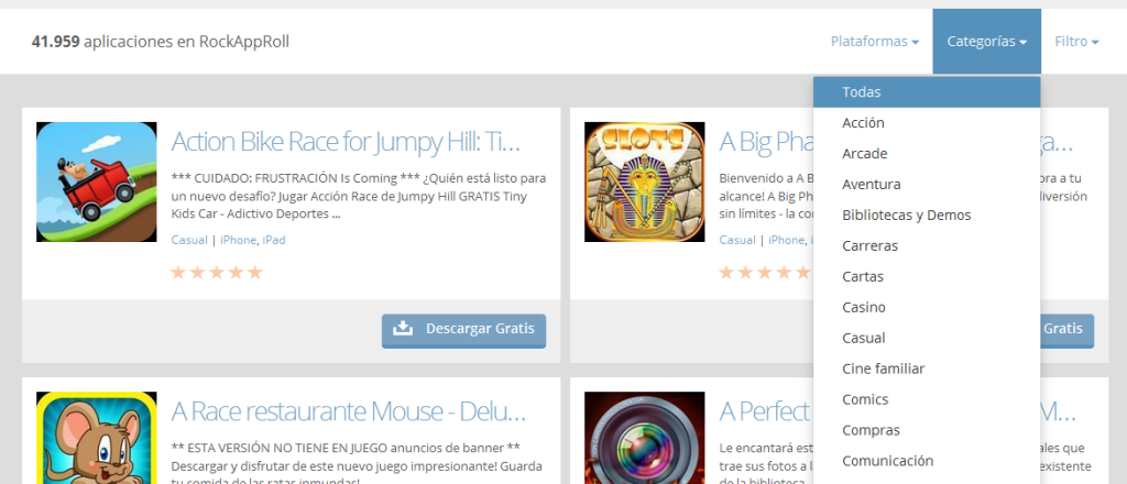 descargar apps para iphone